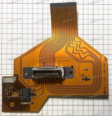 HDD SATA FPC cable Sony (p/n 1-861-758-11, 186175811) PWB, FLEXIBLE PRINT (FPC-10)