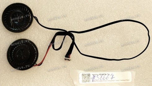 Speakers Asus V6000, V6800VA, V6J, VX1 (p/n 28N04A, 4Ohm 1.5W) Speaker Boxes R&L Cable