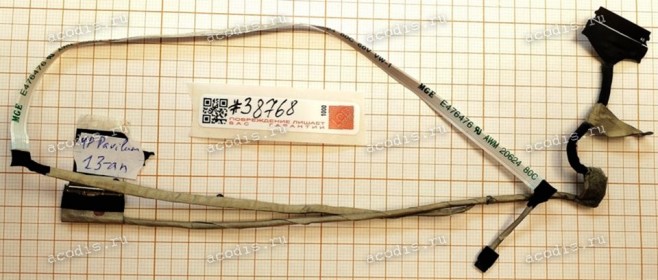 LCD LVDS cable HP Pavilion 13-AN, TPN-Q214 (p/n DD0G7DLC001) G7D LVDS Cable, 30pins, REV:3A