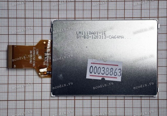 2.7 inch LCD LMS270GF07 (для в/к Sony DSC-W510/W630,SLT-A37 и др.) 960x240 LED  пин  new