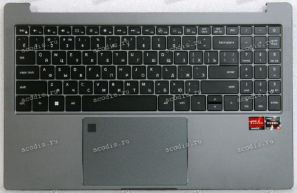 Keyboard Digma Pro Sprint N DN15R5-ADXW05 + topcase REV3 (MB3335001 F0121-001 VER:A, SP50614) (Black/Grey/Matte/RUO/LED)