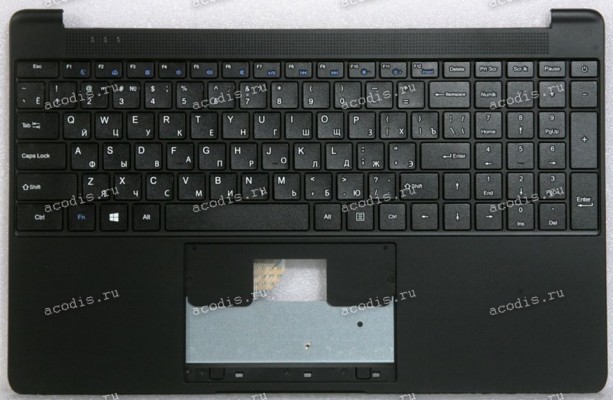 Keyboard Digma EVE 15 P417 NN5158CXW01 + topcase (ZX-366-6, SP21223) (Black/Black/Matte/RUO)