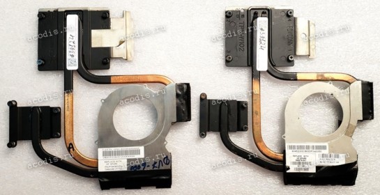 Heatsink HP Pavilion DV6-6000 DV6 DV7-6000 DV7 (p/n 640903-001, 665278-001) для ЦП int DSC