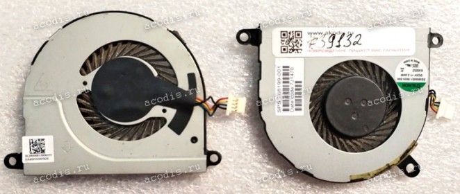 Кулер HP ProBook 430 G2 (p/n: EG50050S1-B020-S9A, 768199-001, SPS-768199-001) CPU SUNON DC5V 4 pin
