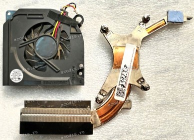 Сист.охл. Dell Latitude D630 (p/n: DC28A000M0L, 0KN982, ATZGX000610) CPU Processor Heatsink + Fan DC5V 0.18A 3 pin