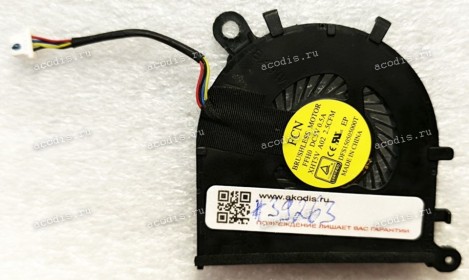 Кулер Dell XPS 13 9350 9343 9360 (p/n 0XHT5V XHT5V CN-0XHT5V) DC5V 4 pin