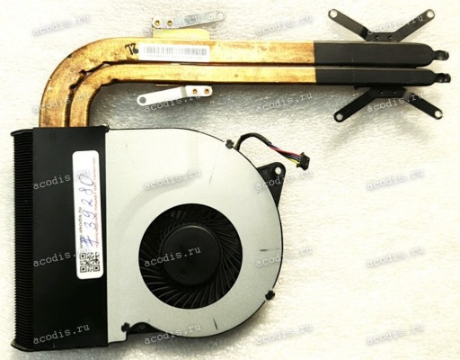 Сист.охл. Lenovo Thinkpad IdeaPad Z710, G700, G710 (p/n 13N0-B6A0C01, DFS531005PL0TEP) DC5V 4 pin (для дискретной видеокарты)