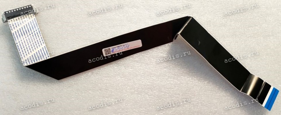 LCD LVDS FFC шлейф мониторный 30 pin обратный, шаг 1.0 mm, длина 430 mm, с замком с одной стороны