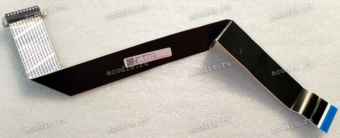 LCD LVDS FFC шлейф мониторный 30 pin обратный, шаг 1.0 mm, длина 430 mm, с замком с одной стороны