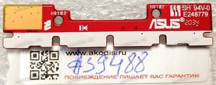 LED board Asus G532LWS (p/n: 90NR02T0-R10010, G532LWS_INDICATOR R1.3) INDICATOR BD