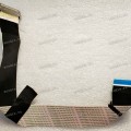 LCD LVDS FFC шлейф мониторный 30 pin обратный, шаг 1.0 mm, длина 355 mm с замком с одной стороны, CviLux