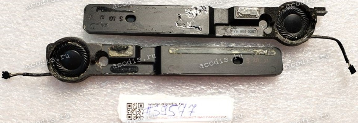 Speakers Apple MacBook Air 11" A1370 A1465 (Late 2010 - Early 2015) (p/n: 922-9671, 922-9672, 923-0435, 923-00498, FYH 609-0297, 609-0296) Динамики левый и правый