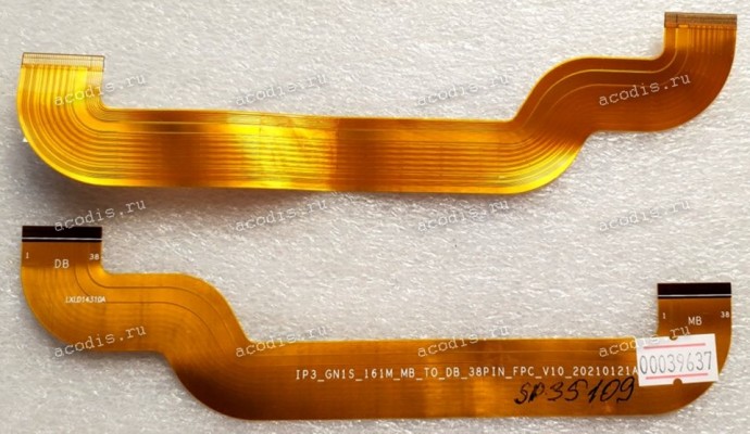 FPC IO Cable Digma Pro Sprint M DN16R3-8CXW01 (p/n: IP3GN1S_161M_MB_TO_DB_38PIN_FPC_V10, SP35109) FPC IO Cable Digma Pro Sprint M DN16R3-8CXW01 (p/n: IP3GN1S_161M_MB_TO_DB_38PIN_FPC_V10, SP35109)