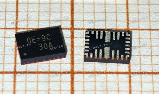 Микросхема RichTek RTQ5132GQWF (0E=9C, mark 0E=9B) (WQFN-28L 3x4 (FC) DDR5 Client VR on DIMM PMIC Микросхема RichTek RTQ5132GQWF (0E=9C, mark 0E=9B) (WQFN-28L 3x4 (FC) DDR5 Client VR on DIMM PMIC