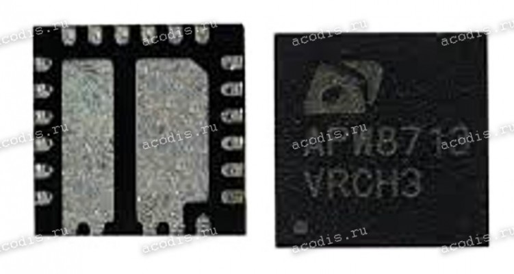 Микросхема Anpec APW8713E, APW8713EQBI-TRG TQFN4*4-23 PWM CONTOLLER (Asus p/n: 06018-02610100) NEW original