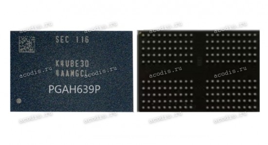 Микросхема Samsung K4UBE3D4AA-MGCL (LPD4X 4266 1024M*32 FBGA200QD Asus p/n: 03013-00100100) NEW original