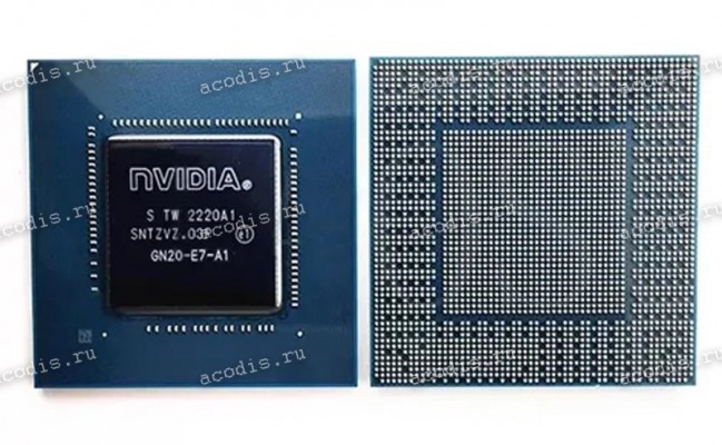 Микросхема nVidia GN20-E7-A1 , GA104-775-A1 FCBGA2714 GB5-256 datecode 2205A1 GeForce RTX 3080 Max-Q (Asus p n: 02004-00650500) NEW original