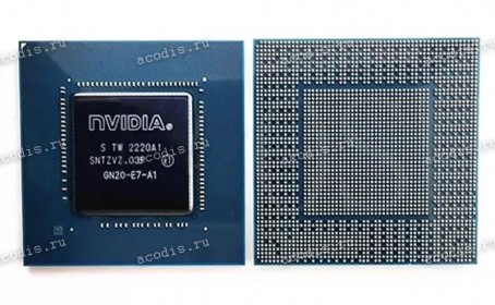 Микросхема nVidia GN20-E7-A1 , GA104-775-A1 FCBGA2714 GB5-256 datecode 2205A1 GeForce RTX 3080 Max-Q (Asus p n: 02004-00650500) NEW original