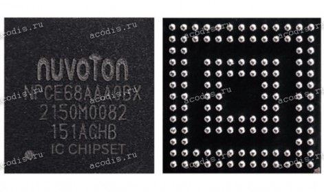 Микросхема Nuvoton NPCE68AAA0BX, NPCE68AAAOBX VFBGA-128 EC (Asus p/n: 06037-00390100) NEW original