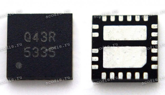 Микросхема GMT G5335AQT2U, 5335A QCI AL005335004 (QFN4X4-23) DDR TERM.REG. (Asus p/n: 06094-00070100) NEW original