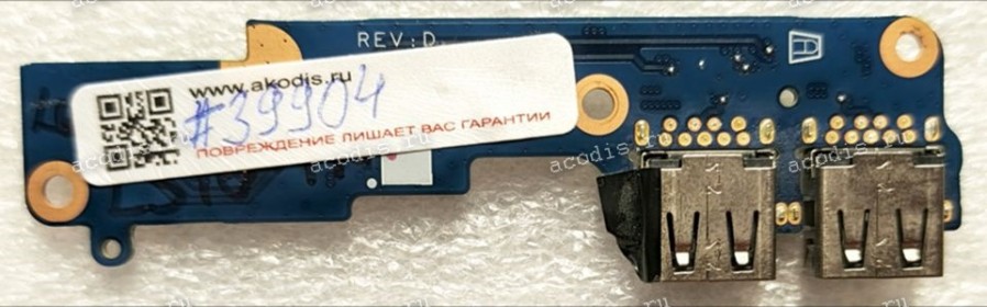 USB Board HP Pavilion 15-CS, 15-CW, L340-17IRH (p/n DA0G7BTB6D1 REV:D)