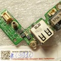 USB & LAN board Acer TravelMate 6292 (p/n DA0ZU1TB8F0 REV:F, 38ZU1UB0000) USB Ethernet LAN Port Board