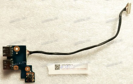 USB & Power Button Board Samsung NP300E5A, NP300, 300E, NP300V5A, NP300E7A (p/n BA92-08350A) USB плата кнопки питания с кабелем