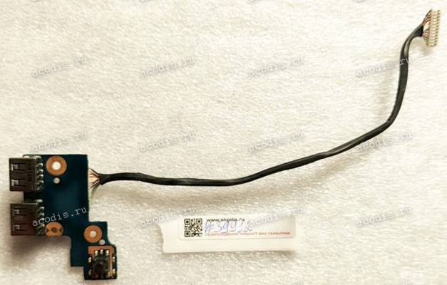 USB & Power Button Board Samsung NP300E5A, NP300, 300E, NP300V5A, NP300E7A (p/n BA92-08350A) USB плата кнопки питания с кабелем