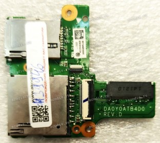 CardReader Board HP HS 3110, Stream 11 11.6" Genuine SD (p/n DA0Y0ATB4D0 REV:D)