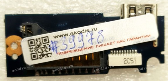 USB & CardReader Board Samsung NP530U4C NP530U4BL NP530U4B-A01US (A) (CB47) (p/n: BA92-09694A, LOTUS-14R_USB_SUB)