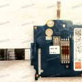 Smart Card Reader Board HP EliteBook 840 G1 840-G1 ZBook 14 G1 (p/n 6050A2560401-SMARTCARD-A02) & Cable (6035B0102202 Rev:A01) Считыватель смарт-карт