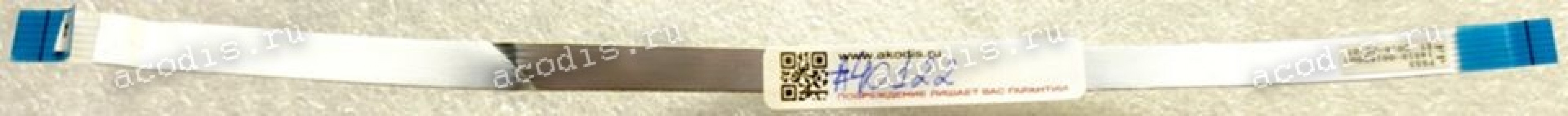 FFC шлейф 6 pin прямой, шаг 1.0 mm, длина 219 mm (p/n P553 14010-00162000)