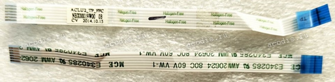 FFC шлейф 6 pin обратный, шаг 1.0 mm, длина 120 mm TouchPad Lenovo IdeaPad G50-30, G50-45, G50-70, G50-80, Z50 (p/n NBX00019W00)