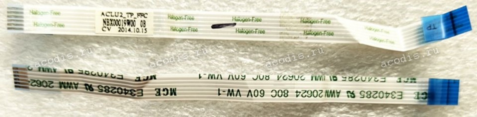 FFC шлейф 6 pin обратный, шаг 1.0 mm, длина 120 mm TouchPad Lenovo IdeaPad G50-30, G50-45, G50-70, G50-80, Z50 (p/n NBX00019W00)