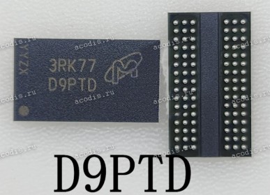 Микросхема Micron D9PTD MT41J128M16JT-093G:K FBGA-96 gDDR3 128M*16 1.35V (Asus p/n: 03007-00030400) NEW original
