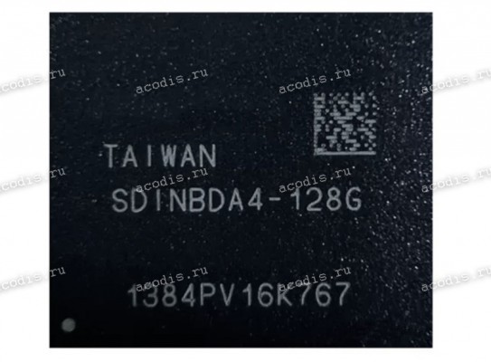 Микросхема SanDisk SDINBDA4-128-1002W 128GB TFBGA-153 FW:QS1.1D FLASH (Asus p/n: 03100-00153600) NEW original