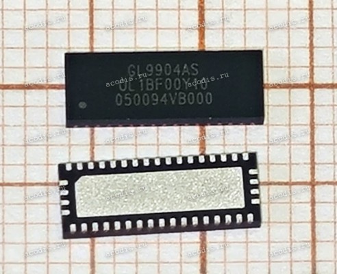 Микросхема Genesys Logic GL9904, GL9904AS-OLY10, GL9904-OLY11 QFN-42 (Asus p/n: 06113-00570100) NEW original - USB3.2. Gen2, Redriver Switch, QFN-42, Type-C/DP/ALT (4:4 MUX) I2C I/F