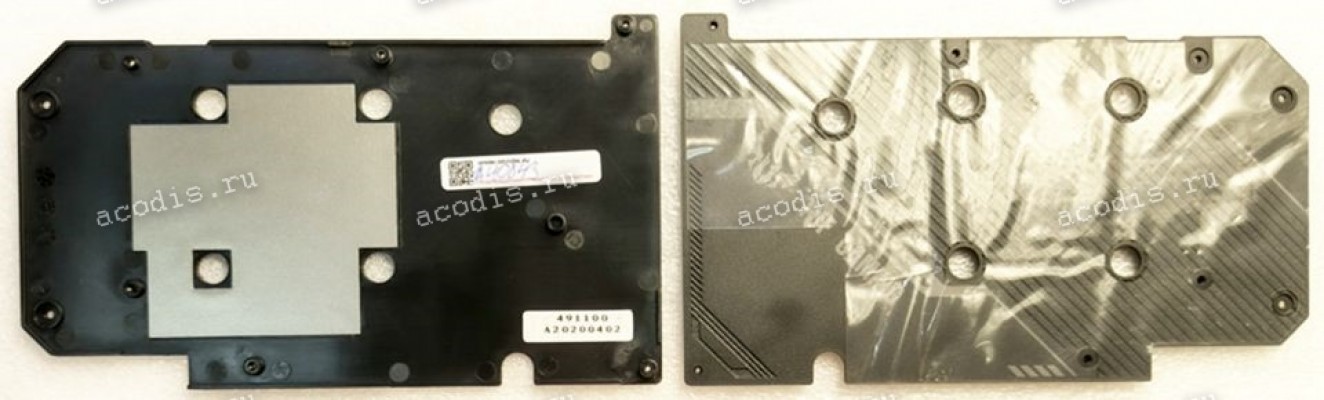 Heatsink Asus Graphics card (p/n 13071-03491100) BACK_PLATE 1650_D6_KFS_V2 (PLATE)