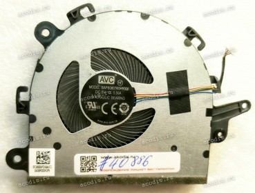 Кулер Lenovo IdeaPad 3-15 Series (p/n: BAPB0807R5HY006, DC28000F3V0-AVC1, DC28000F3F0, NS85B21, DC28000DWD0 (4-pin)) DC5V