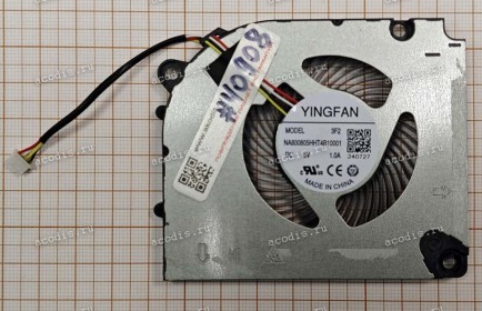 Кулер ThundeRobot 911 PLUS G2 PRO7 GPU (YINGFAN NA800805HHT4B10001-3F2, YINGFAN 6-31-V17WN-102 0530080849)