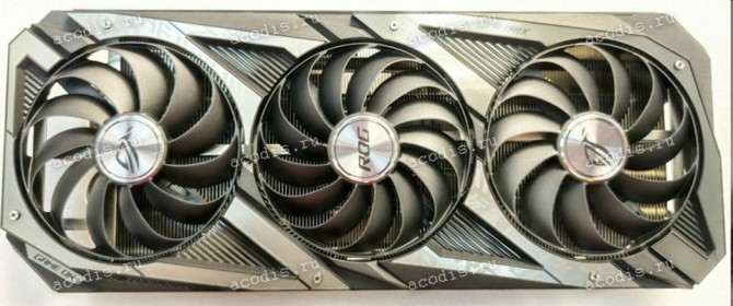 Сист.охл. Asus Graphics card ROG Strix 3090 024G Gaming 3FAN_3S_BIGMETA_CF_KFS_N3 (p/n 13070-01659600) 3 кулера, 4 pin, 7 pin