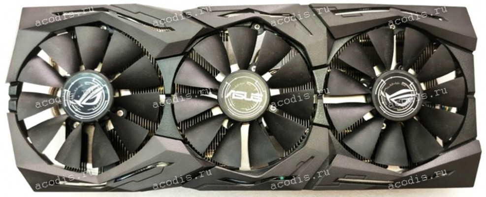 Сист.охл. Asus Graphics card Asus ATI ROG-STRIX-RX580-8G-GAMING, ROG-STRIX-RX580-T8G-GAMING, ROG-STRIX-RX580-O8G-GAMING (p/n 13070-01267900, 13070-01266500, T129215SM DC12V, 0571-V1734-M) 3FAN_25S EF KFS A2, 3 кулера, 6 pin, 5 pin