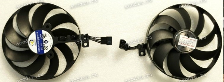 Кулер Asus Graphics card (p/n 13070-02763600, CF9010U12S DC 12V) RMA_3060_STRIX_FS_CH_L, Additional_FAN, 4 pin