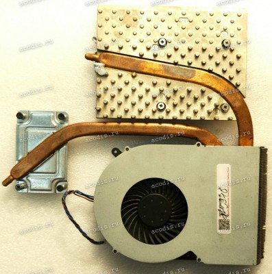 Сист.охл. Toshiba Qosmio X875 X870 (p/n V000280340, KSB0705HA-A DC05V) CPU 4 pin