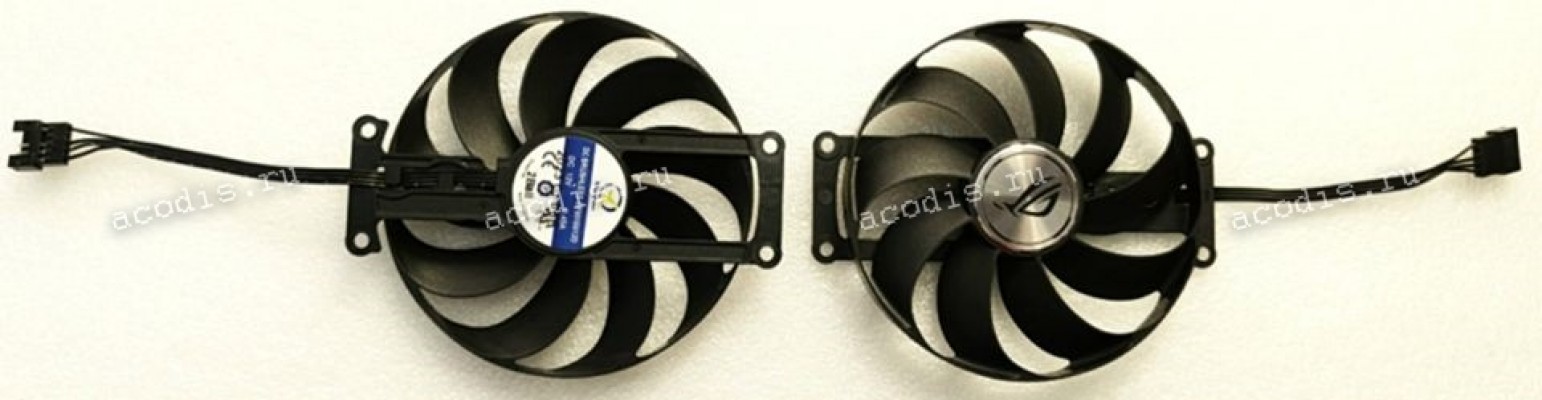 Кулер Asus Graphics card GeForce RTX (p/n 13070-02811900, CF9010U12D DC 12V 0.45A) RMA RX6500 DUAL FAN 9312 2B 5P R / CHAMPION/CF9010U12D011171R, Additional_FAN 5 pin