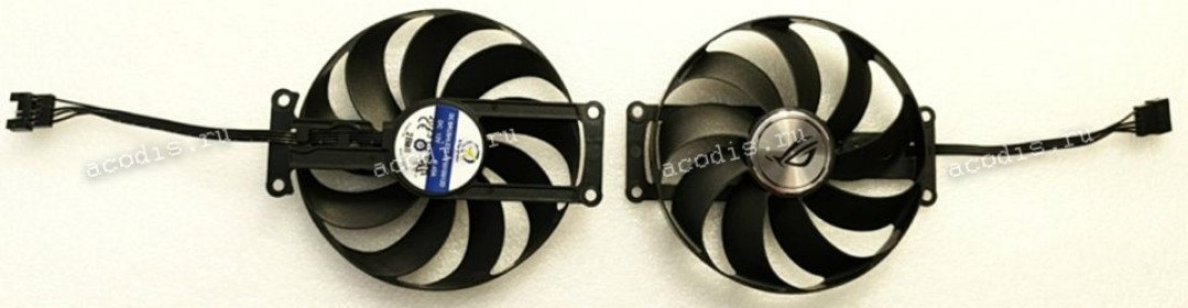 Кулер Asus Graphics card GeForce RTX (p/n 13070-02811900, CF9010U12D DC 12V 0.45A) RMA RX6500 DUAL FAN 9312 2B 5P R / CHAMPION/CF9010U12D011171R, Additional_FAN 5 pin