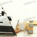Сист.охл. Asus UX435EG (p/n 13NB0SI0AM0221, BAPA1005R5HY004 DC 5V, 13NB0SI0T01011) UX435EG THM MOD ASSY (AURAS) 4 pin