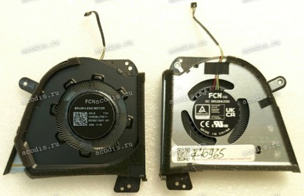 Кулер Asus GU603VV, GU603VI, GU603ZV, GU603VV, GU603VU, GU603ZU, GU603ZI (p/n 13NR0BL0T06111, 6033B0129001 A01, DC12V, DFSCL42P16593E) GU603VV VGA CCW FAN / FORCECON 4 pin