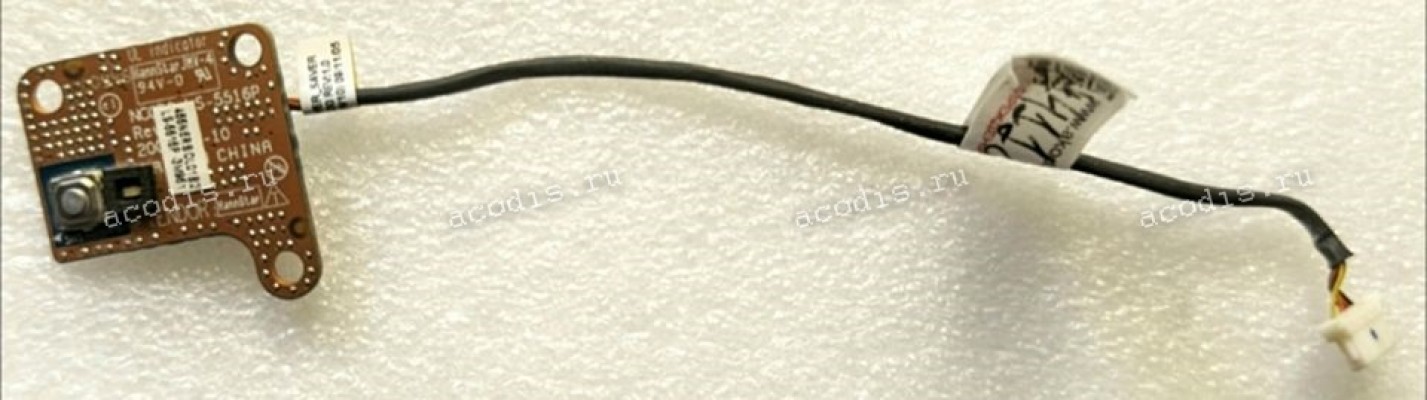 Power Button Board Acer Aspire 5940G, 5942, 5942G-728G64 (p/n NCQD0 LS-5516P Rev:1.0) & Cable (DC02000W500 REV:1.0)
