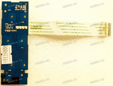 LED Board Acer Aspire 5942, 5942G-728G64 (p/n NCQD0 LS-5512P Rev:1.0) & Cable (p/n NCQD0 NBX0000K300 Rev:1.0) Плата мультимедия кнопок
